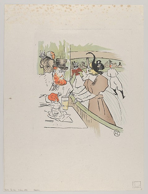 Skating  from Le Rire  No. 62  11 January 1896 1896-after Henr,16x12"(A3) Poster