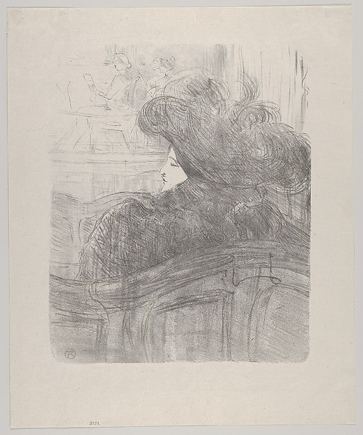 Cléo de Mérode 1898-Henri de Toulouse-Lautrec,16x12"(A3) Poster
