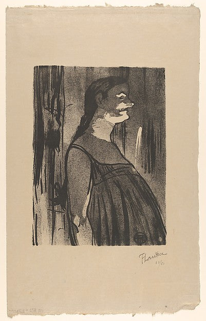 Madame Abdala  1893-Henri de Toulouse-Lautrec,16x12"(A3) Poster