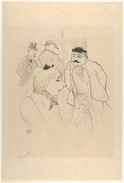 La Tige  Moulin Rouge 1894-Henri de Toulouse-Lautrec,16x12"(A3) Poster