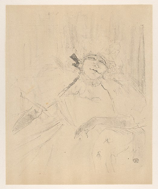 V. Chanson Ancienne 1898-Henri de Toulouse-Lautrec,16x12