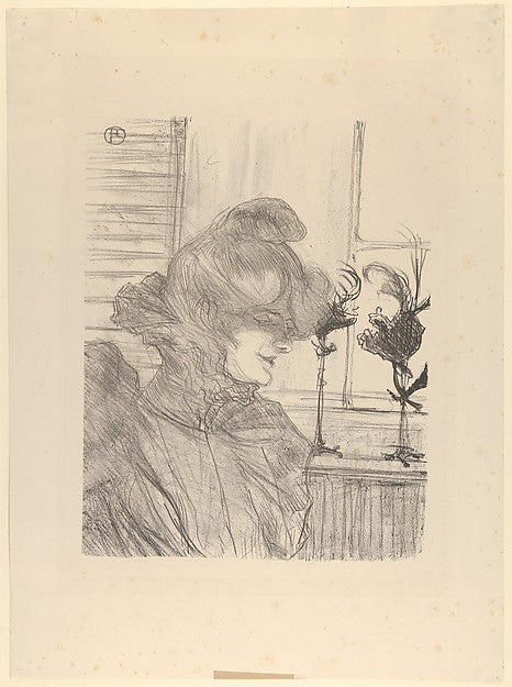 Louise Blouet "Le Margoin" 1900-Henri de Toulouse-Lautrec,16x12"(A3) Poster