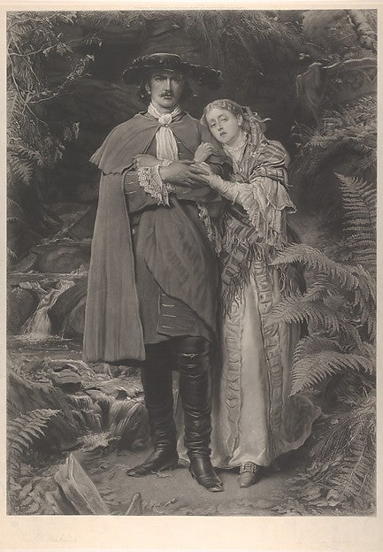 After Sir John Everett Millais - The Bride of Lammermoor 1882, Poster Print Wall Art