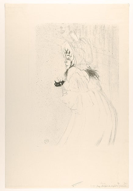 Miss May Belfort Taking a Bow 1895-Henri de Toulouse-Lautrec,16x12"(A3) Poster