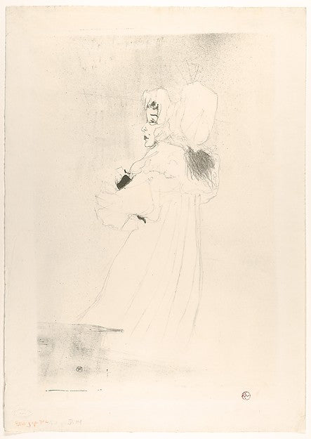 Miss May Belfort  1895-Henri de Toulouse-Lautrec,16x12"(A3) Poster