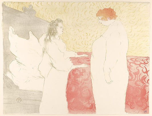 Getting Up  from the series Elles 1896-Henri de Toulouse-Lautr,16x12"(A3) Poster