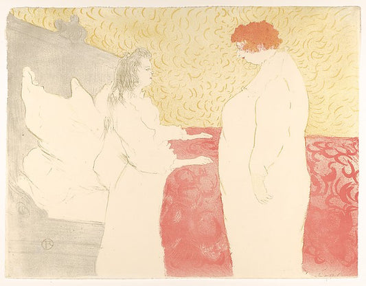 Getting Up 1896-Henri de Toulouse-Lautrec,16x12"(A3) Poster