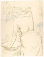 Washing 1896-Henri de Toulouse-Lautrec,16x12"(A3) Poster