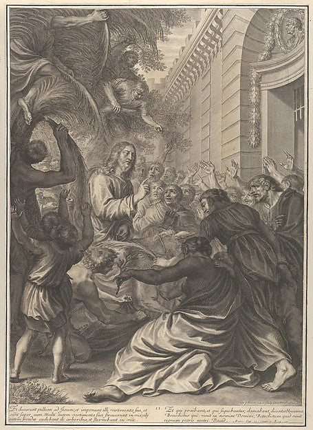 Grégoire Huret - Christ's Entrance into Jerusalem from The Pas, Poster Print Wall Art