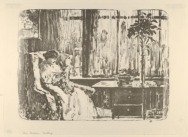 Childe Hassam - The Broad Curtain 1918, Poster Print Wall Art