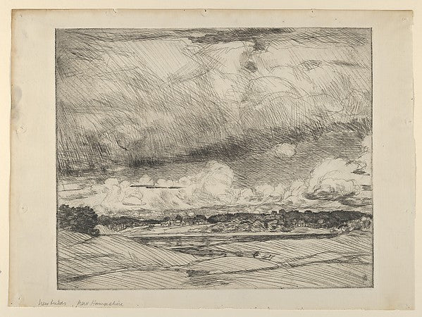 New Fields  New Hampshire 1916-Childe Hassam,  Poster Print Wall Art