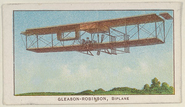 :Gleason-Robinson Biplane from the Airships series issued by-16x12"(A3) Poster