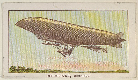 :Republique Dirigible from the Airships series issued by the-16x12"(A3) Poster