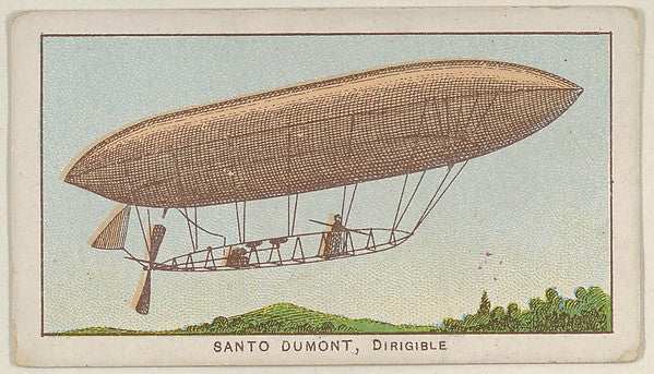 :Santo Dumont Dirigible from the Airships series issued by t-16x12"(A3) Poster