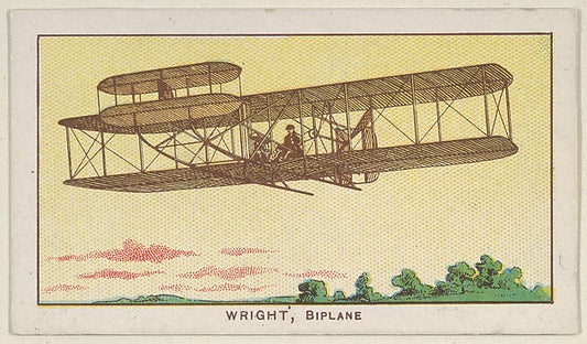 :Wright Biplane from the Airships series issued by the Phila-16x12"(A3) Poster