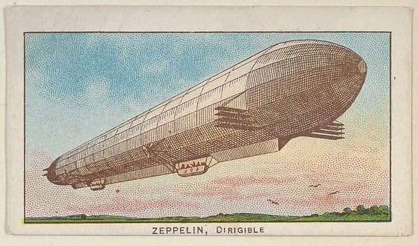 :Zeppelin Dirigible from the Airships series issued by the P-16x12"(A3) Poster