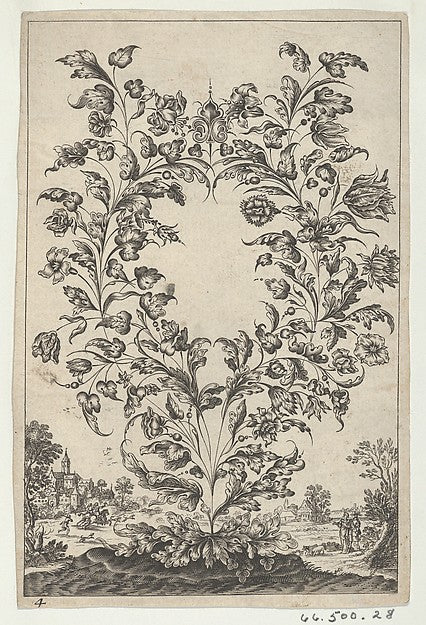 Anonymous, 17th century:Ornament with Jewelry Design as Deco-16x12"(A3) Poster