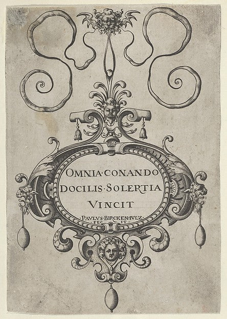 Paul Birckenhultz:Title Page from Omnia Conando Docilis Sole-16x12"(A3) Poster