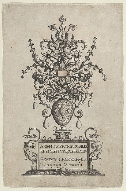 Paul Birckenhultz:Title Page from Ars His Myronis Nobilis Ef-16x12"(A3) Poster