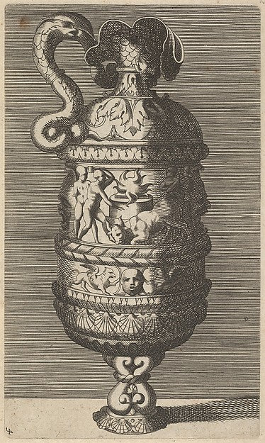 Originally by René Boyvin:Vase with a Sacrificial Scene 17th-16x12"(A3) Poster
