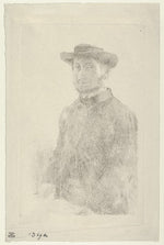 Self-portrait 1857-Edgar Degas,16x12"(A3) Poster