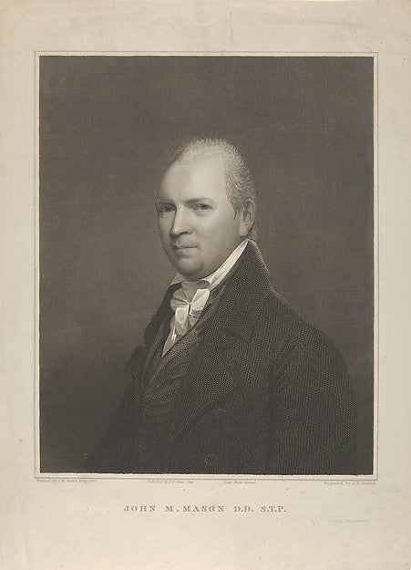 John M. Mason  D.D. S.T.P.  1822-Asher Brown Durand, After Joh,  Poster Print Wall Art