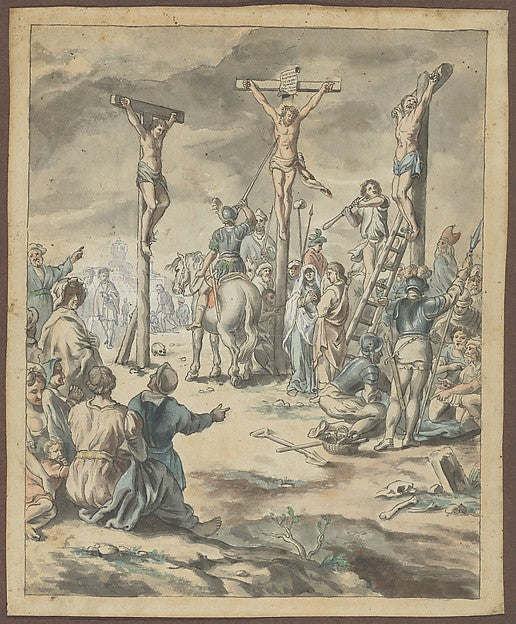 Pehr Hörberg - The Crucifixion of Christ late 18th century, Poster Print Wall Art