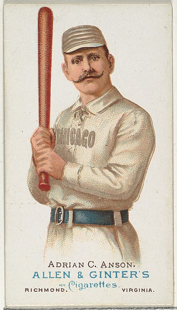 :Adrian "Cap" Anson Baseball Player from World's Champions S-16x12"(A3) Poster