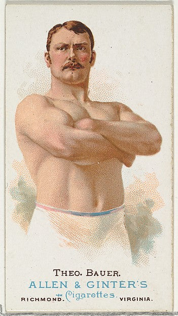 :Theodore Bauer Wrestler from World's Champions Series 1 for-16x12"(A3) Poster