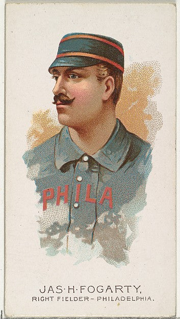 :James H. Fogarty Baseball Player Right Fielder Philadelphia-16x12"(A3) Poster
