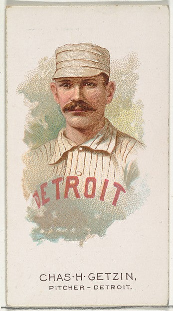 :Charles H. Getzin Baseball Player Pitcher Detroit from Worl-16x12"(A3) Poster