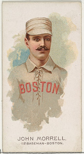 :John Morrell Baseball Player 1st Baseman Boston from World'-16x12"(A3) Poster