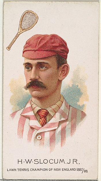 :H.W. Slocum Jr. Lawn Tennis Champion of New England 1887/88-16x12"(A3) Poster