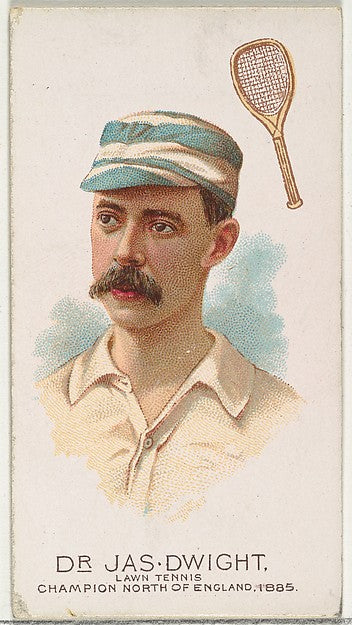:Dr. James Dwight Lawn Tennis Champion North of England 1885-16x12"(A3) Poster
