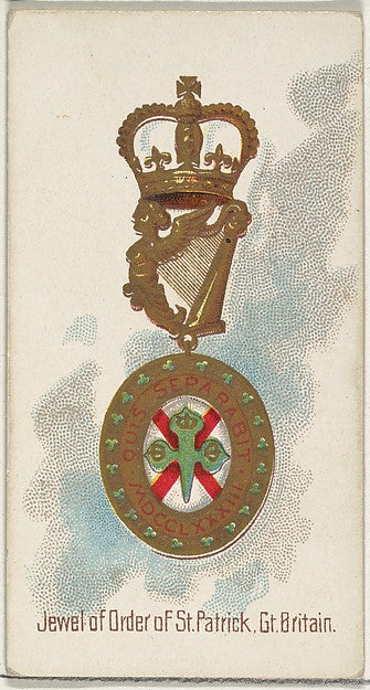 :Jewel of the Order of St. Patrick Great Britain from the Wo-16x12"(A3) Poster