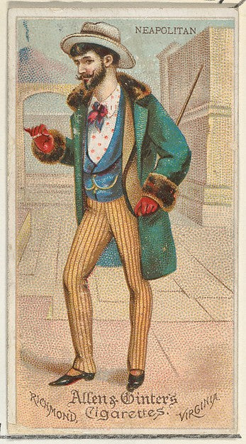 :Neapolitan from World's Dudes series for Allen & Ginter Cig-16x12"(A3) Poster
