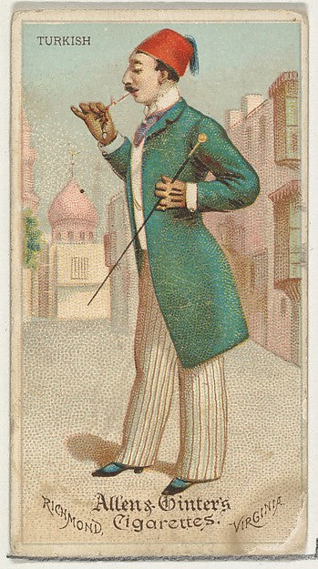 :Turkish from World's Dudes series for Allen & Ginter Cigare-16x12"(A3) Poster