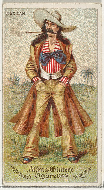 :Mexican from World's Dudes series for Allen & Ginter Cigare-16x12"(A3) Poster