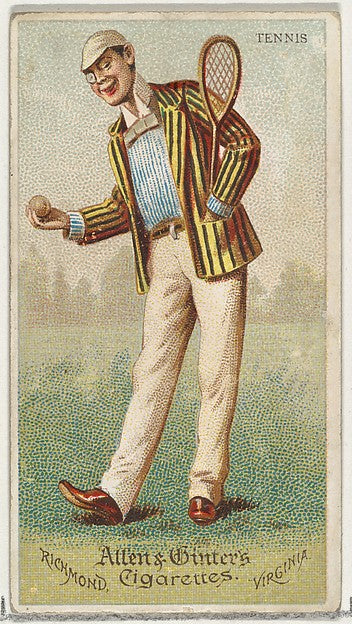 :Tennis from World's Dudes series for Allen & Ginter Cigaret-16x12"(A3) Poster