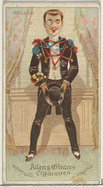 :Cotillion from World's Dudes series for Allen & Ginter Ciga-16x12"(A3) Poster