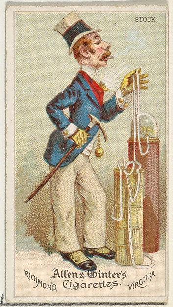 :Stock from World's Dudes series for Allen & Ginter Cigarett-16x12"(A3) Poster