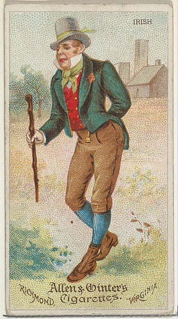 :Irish from World's Dudes series for Allen & Ginter Cigarett-16x12"(A3) Poster