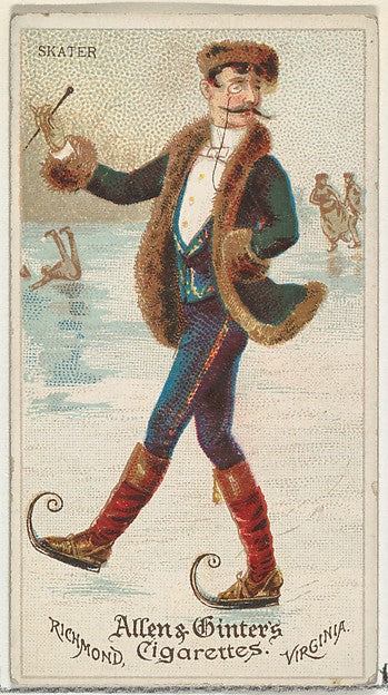 :Skater from World's Dudes series for Allen & Ginter Cigaret-16x12"(A3) Poster