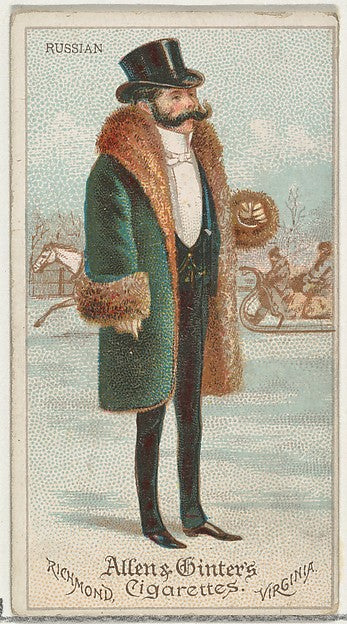 :Russian from World's Dudes series for Allen & Ginter Cigare-16x12"(A3) Poster