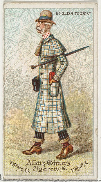 :English Tourist from World's Dudes series for Allen & Ginte-16x12"(A3) Poster