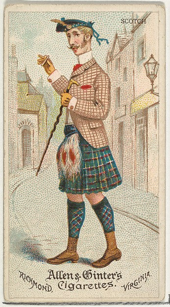 :Scotch from World's Dudes series for Allen & Ginter Cigaret-16x12"(A3) Poster