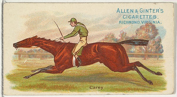 :Carey from The World's Racers series for Allen & Ginter Cig-16x12"(A3) Poster