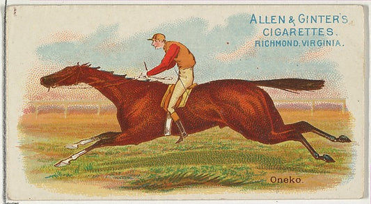 :Oneko from The World's Racers series for Allen & Ginter Cig-16x12"(A3) Poster