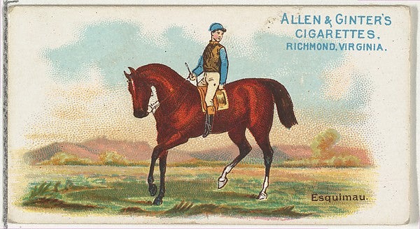 :Esquimau from The World's Racers series for Allen & Ginter -16x12"(A3) Poster