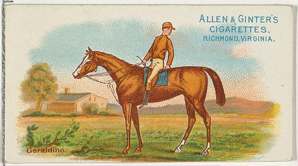 :Geraldine from The World's Racers series for Allen & Ginter-16x12"(A3) Poster
